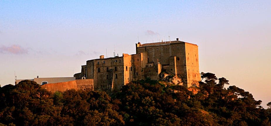 Santuari de Sant Salvador bei Felanitx im Abendlicht